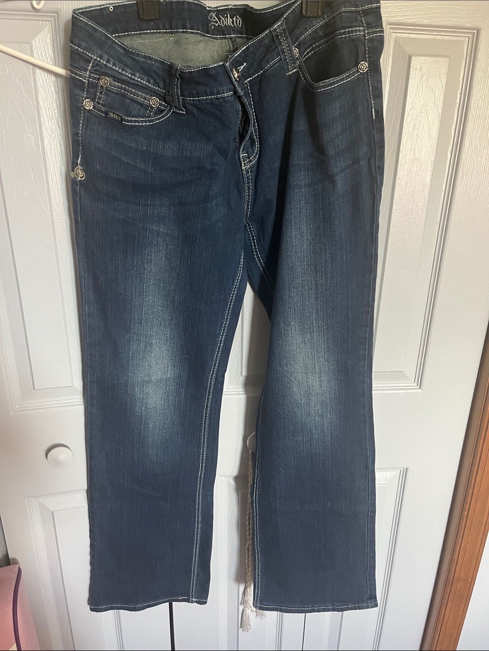 Adiktd Women's Dark Indigo Bootcut Jeans